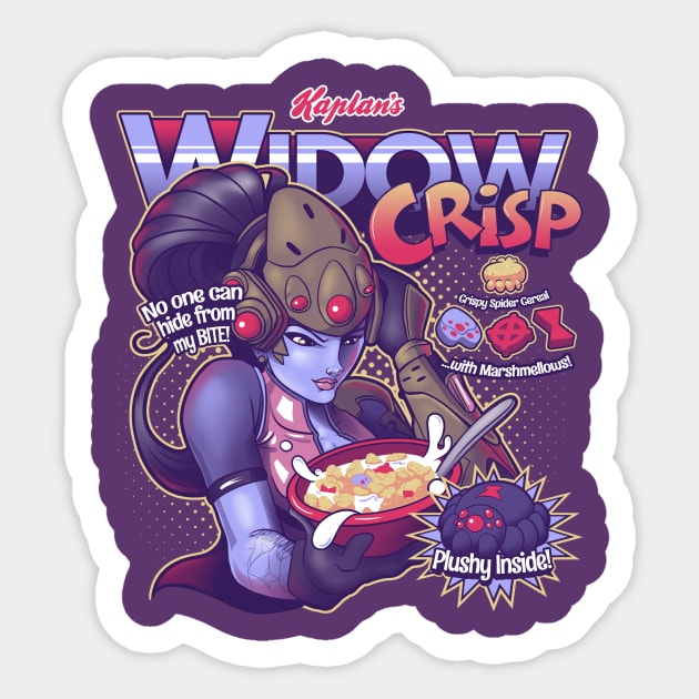 Widow Crisp Sticker by KindaCreative